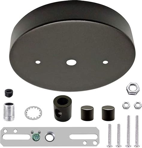 extra large black canopy chandelier junction box plate|oversized light canopy kit.